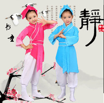 Childrens ancient clothing Han clothing Girls Chinese school clothing Boys Spring and Autumn disciple rules Childrens clothing Three-character Sutra performance clothing