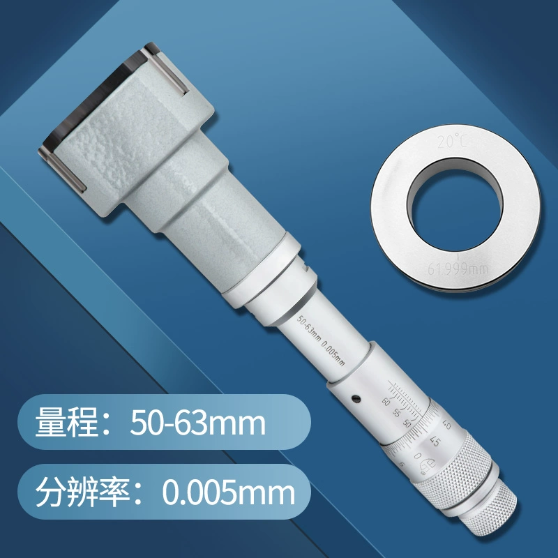 giá thước panme Micromet đường kính trong ba điểm Tây Bắc Qingliang micromet ba móng bên trong 6-8-10-12-16-20-100mm giá thước panme thuoc do panme Panme đo trong
