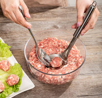 Kitchen 304 stainless steel meatball maker Meatball Machine dig balls die squeeze balls pick fish balls beef balls