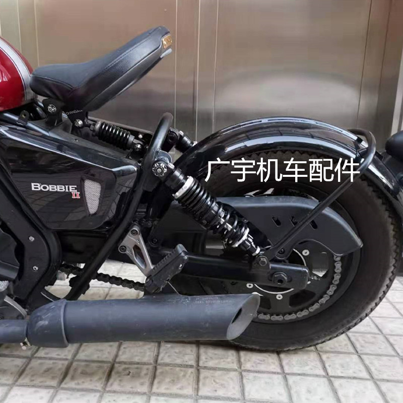 Shock-proof damping after Yangtze River 400 650Bobbie retrofitted with adjustable damping