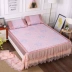 Giường váy băng lụa mat ba mảnh ren bedspread 1.8m có thể tháo rời ra gấp đôi mùa hè ghế lạnh - Thảm mùa hè Thảm mùa hè