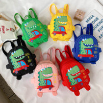 Childrens Mini small schoolbag infant backpack cute dinosaur backpack for boys and girls snack bag anti-loss 1-3