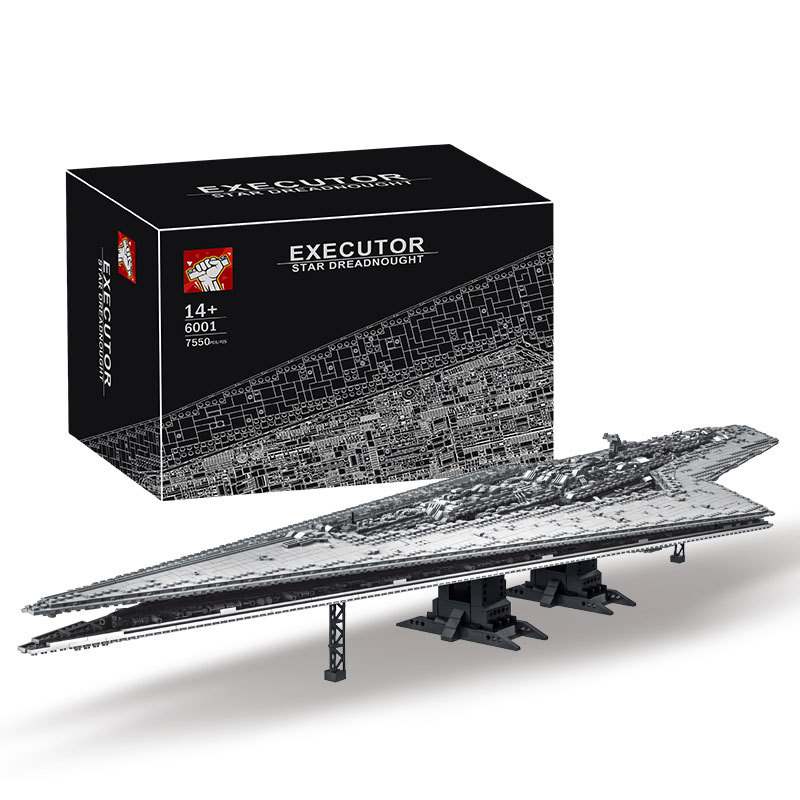Star Destroyer Star Wars Series Executor Model High-Difficulty Adult Assembly Building Blocks Male Toy 13134