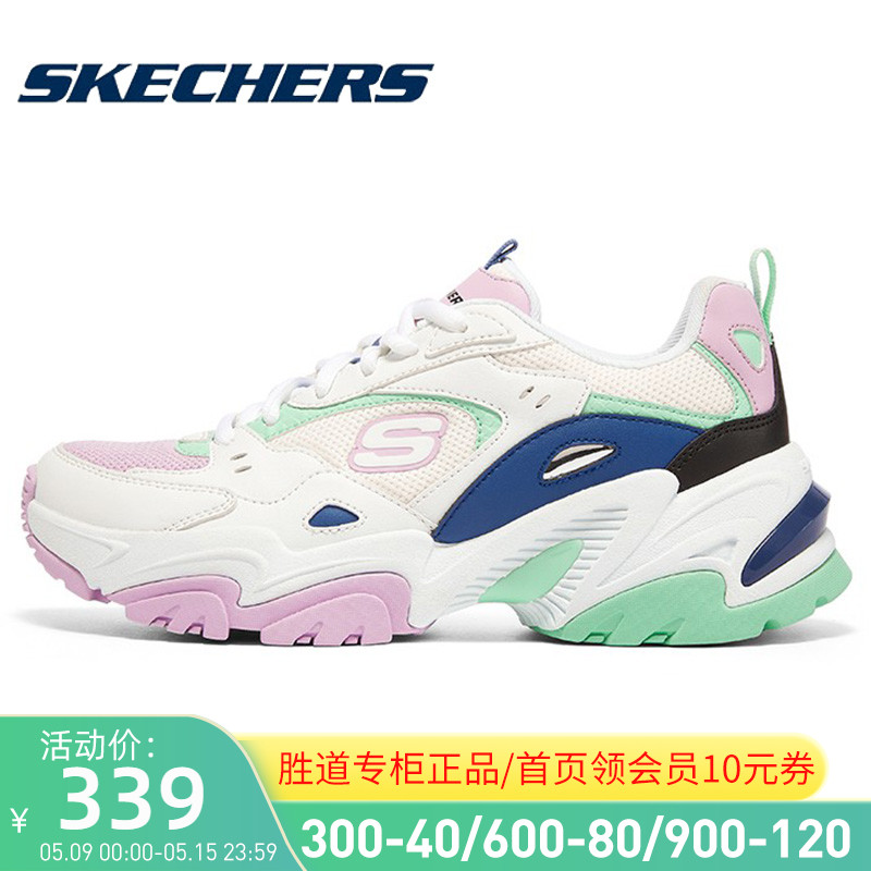 SKECHERS Panda Shoes Women Shoes 2022 Spring New Old Daddy Shoes Sneakers Casual Shoes Small White Shoes Tide 149513