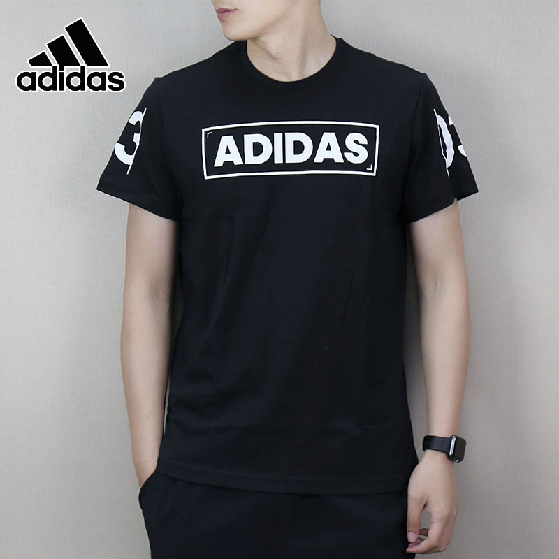 Cv4536 / Main DrawingAdidas Short sleeve male 2021 summer new pattern Athletic Wear T-shirt easy Crew neck Half sleeve T-shirt CV4536