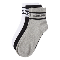 Converse autumn mens and womens socks simple sports socks short socks three pairs 10028070-A01