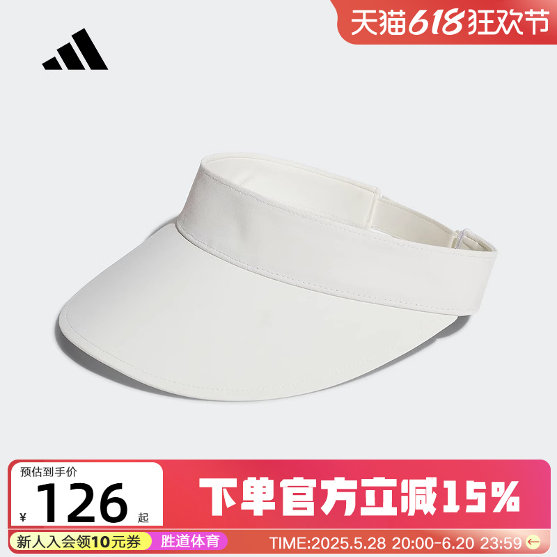 アディダス テニス ゴルフ スポーツハット 2025 夏 レディース サンシェード ダックタン ホロートップハット KE9963