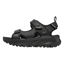 SKECHERS 2024 new summer mens sandals breathable and comfortable beach outdoor black 237580-BBK