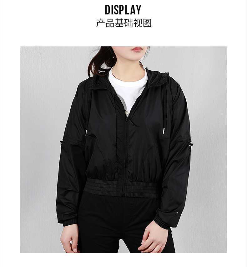 Áo khoác nữ PUMA Hummer 2019 mới trùm đầu thường xuyên tập thể thao áo khoác ngắn 517378-01 - Áo khoác thể thao / áo khoác áo gió thể thao