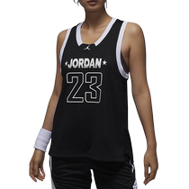 Jordan Nike womens vest summer new breathable loose mesh jersey sleeveless T-shirt FN6688-010