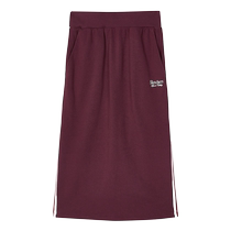 SKECHERS 2024 Autumn Womens Solid Color Outdoor Casual Comfortable Long Skirt L324W022-00V0