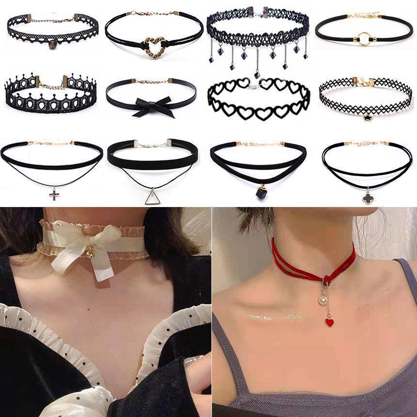 Cover Neck ornaments Neck Scar deity Thyroid Postoperative Shelter Necklace Neck Ornaments Lace Neckline Neck