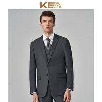 KEA autumn Business Mens slim suit suit professional attire work overalls dress gray suit men