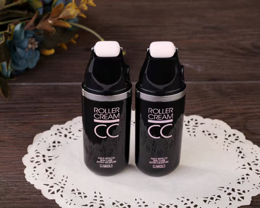 Laiwu Roller CC Cream Moisturising Oil Control Nude Makeup Concealer Strong Waterproof Không trang điểm BB Air Cushion Cream Lasting Wet Powder kem chống nắng bb