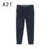 A21 hè mới quần áo nam màu quần jean nam co giãn Slim eo thấp quần chín quần thời trang quần quần nam - Quần jean Quần jean