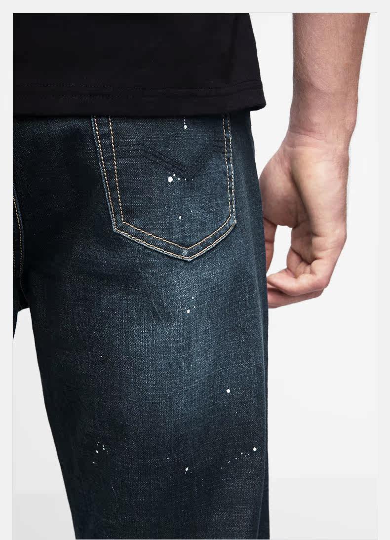 Jeans pour jeunesse droite en vrac en coton pour automne - Ref 1481252 Image 23