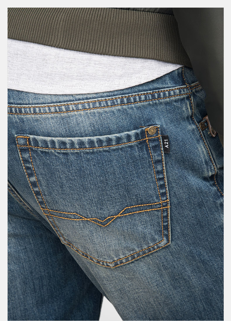 Jeans pour jeunesse droite en vrac en coton pour automne - Ref 1481279 Image 22