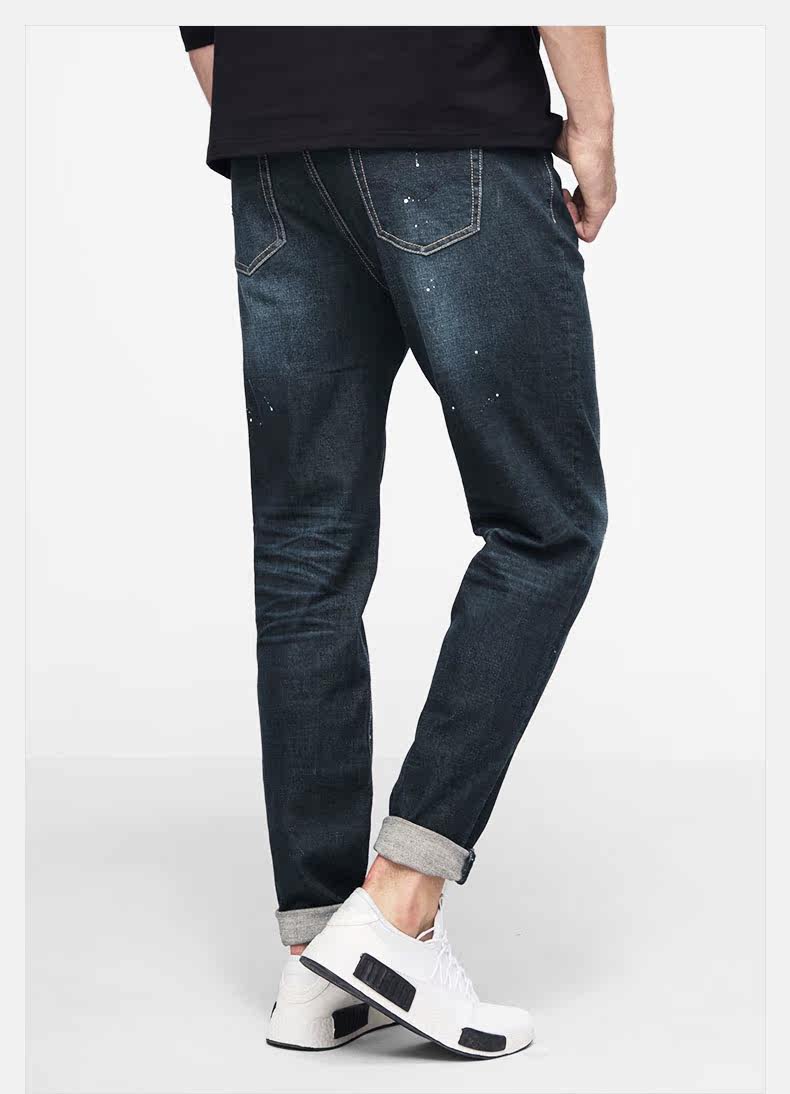 Jeans pour jeunesse droite en vrac en coton pour automne - Ref 1481252 Image 21