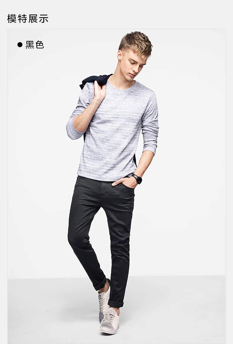 Jeans pour jeunesse pieds Slim pour automne - Ref 1481224 Image 18