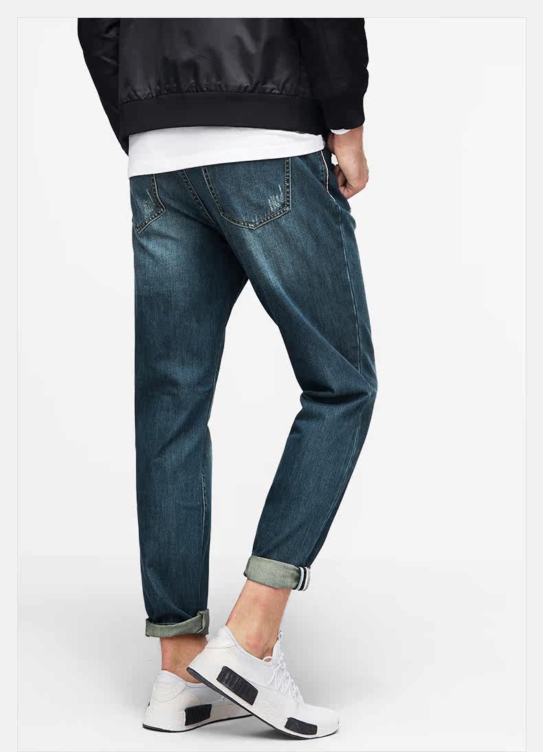 Jeans pour jeunesse droite en vrac en coton pour Quatre saisons - Ref 1461478 Image 21