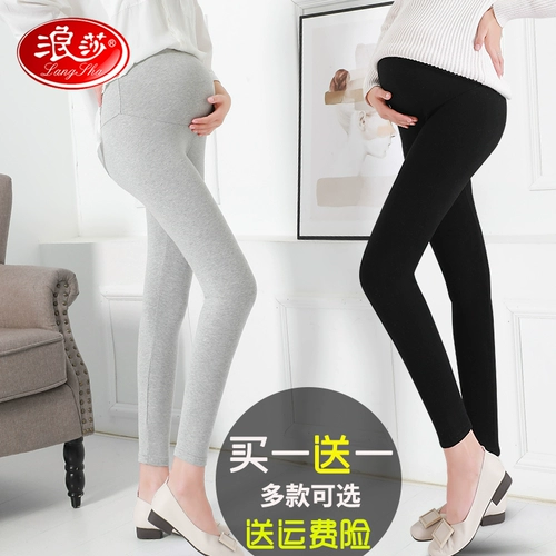 浪莎 Леггинсы для беременных, тонкие весенние летние штаны