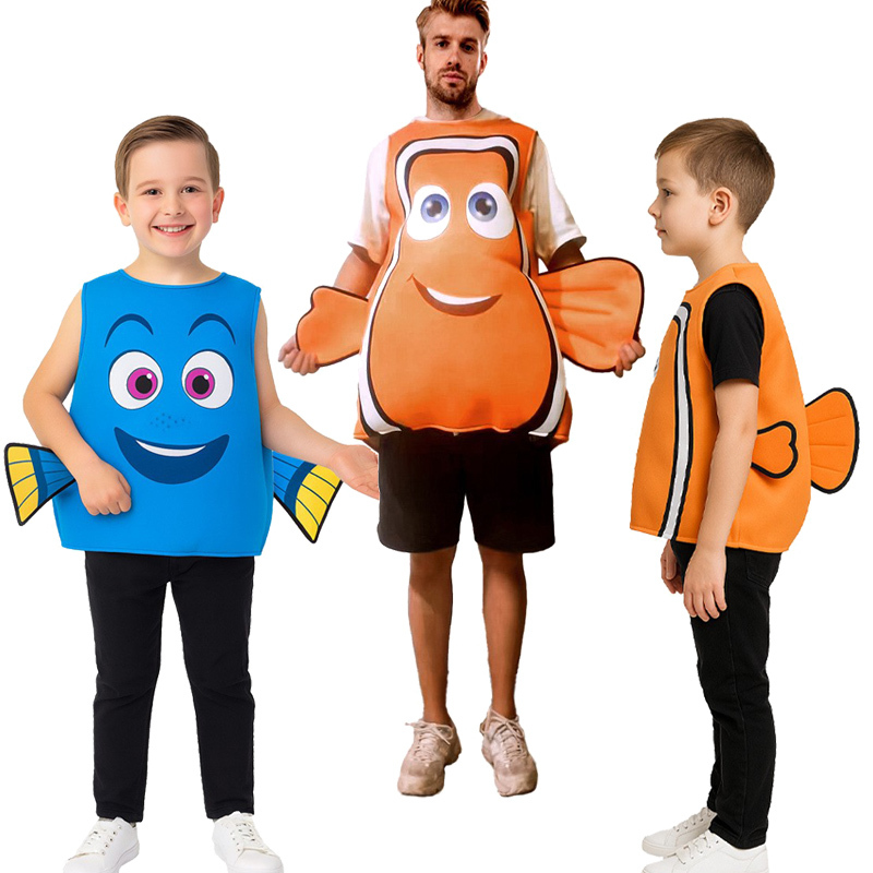 Exported to Europe and America Halloween Costume Finding Nemo Clownfish Children's Costume Dory Cartoon Animal Nemo