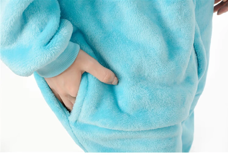 Finn phim hoạt hình động vật một mảnh đồ ngủ nam và nữ nhung đôi san hô Fara Finn kigurumi những người thân đồ bộ thun
