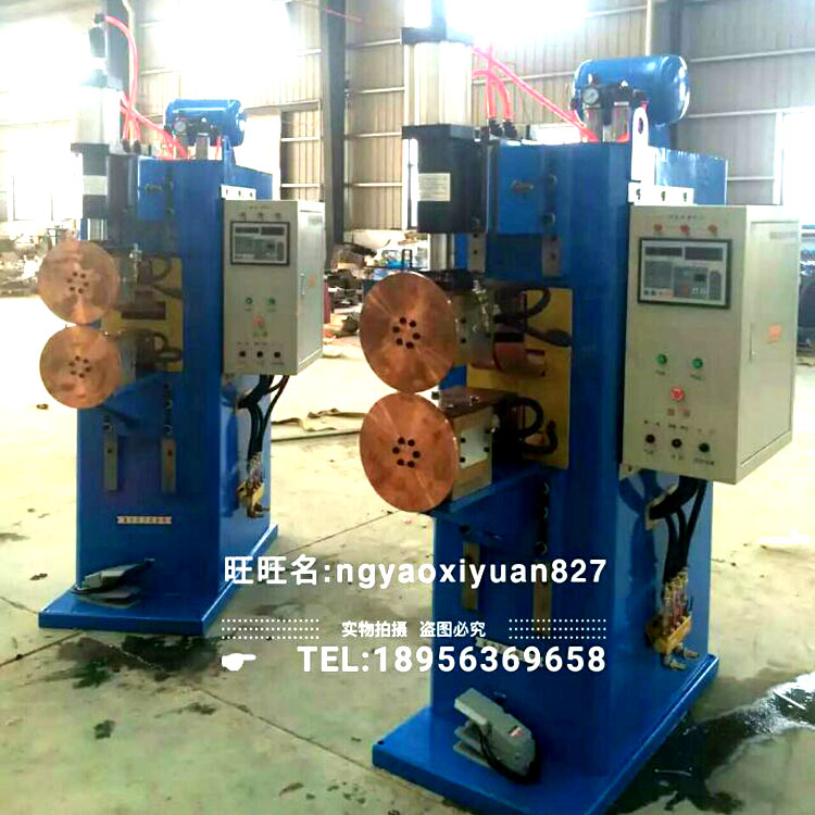 Tripod frequency conversion seam welding machine FBN-100KW 150KW silver tile shaft straight seam welding machine cylinder tile shaft horizontal seam welding machine