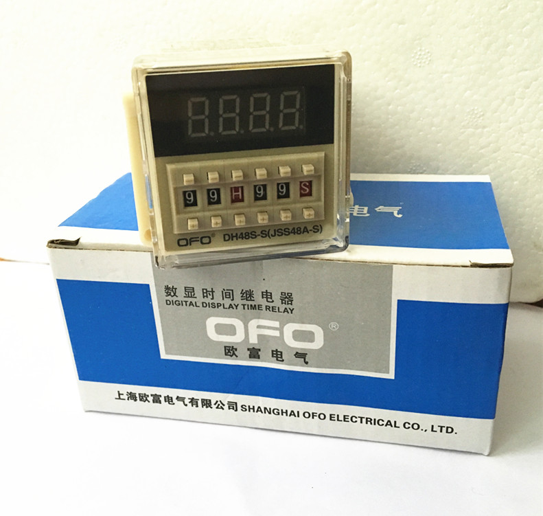 OFO DH48S-S DC24V AC220V digital display cycle control time relay