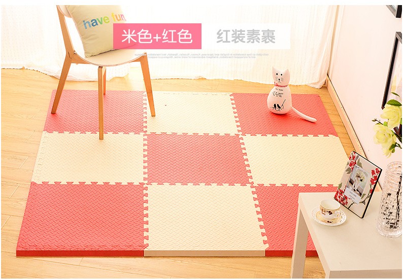 Thảm xốp cho bé 60X60 phòng ngủ gia đình khâu mat câu đố bé lớn bò mat chống rơi dày thảm xốp gấp gọn