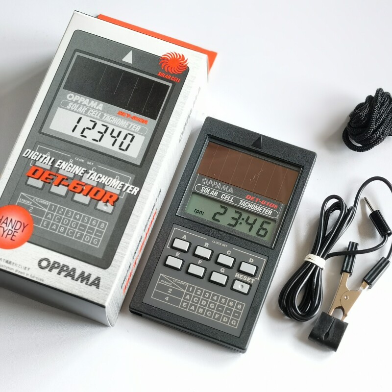 Japan Oppama Imported Engine Tachometer Gasoline Engine Det-610R Measuring Speed Engine Tachometer