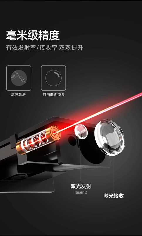 MileSEEY/Maitest S2 đo xa laser cầm tay thước đo điện tử cầm tay có độ chính xác cao thước đo hồng ngoại