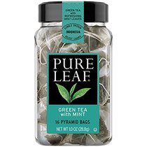 Green Tea with Mint Pure Leaf Hot Tea Bags Green
