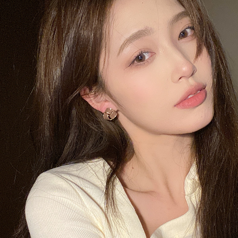 Style Twist Light Luxury High Level Sensual Earrings 2022 New Tide Fashion 100 Hitch Ear Pin Small Crowddesign Feel Ear Accessories