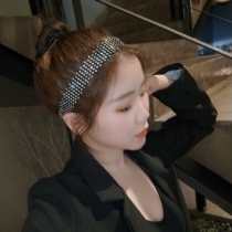 Japan and Korea shiny fashionable hair-mounted hair with hair decoration net red fashion with drilling hoop red heads