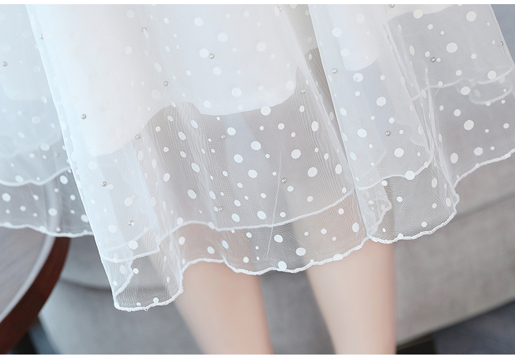 Robe femme en dentelle en mousseline de soie - Ref 3326765 Image 41