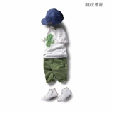 Летняя летняя одежда, хлопковые детские штаны для мальчиков, детская одежда, подходит для подростков, оверсайз