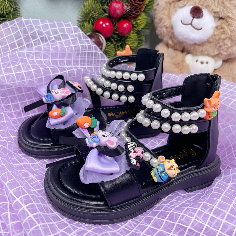 Zootopia Girls' Sandals Children's Judy Princess Summer 2026 New Model for Girls Soft Sole Students