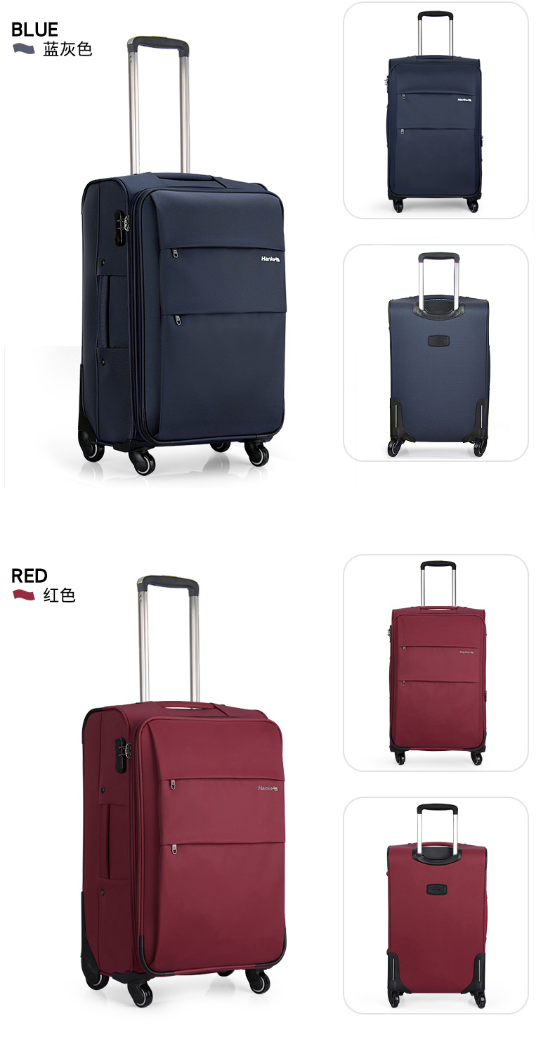 Han hành khách hành lý nam nữ vali phổ bánh xe mật khẩu hộp 20 inch lên xe đẩy 24 inch trường hợp xe đẩy 26 inch vali kakashi