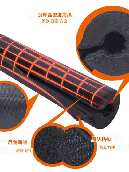 Fitness Barbell Sleeve Sponge Shoulder Pad Squat Neck Protector Thickened Extended Hip Bridge Pad Lever Sleeve Barbell Pad