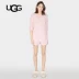 Bộ đồ ngủ nữ mùa thu mới của UGG loạt áo sơ mi kẻ sọc thoải mái top 1014929 đồ pijama nam Pyjama