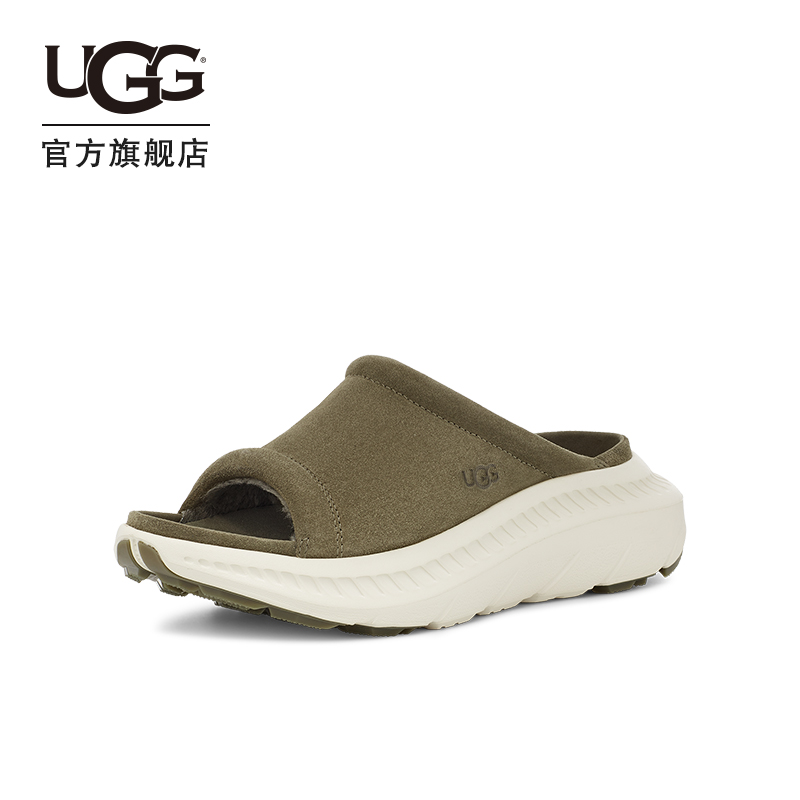 UGG2022春季新款男士凉鞋时尚休闲平底一字沙滩凉拖鞋 1127631