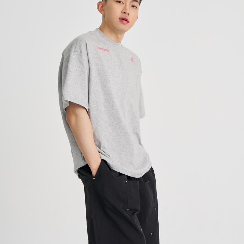 Hawaii 2026Ss Small Neckline Loose Short-Sleeved Letter Print Simple and Refreshing Casual Summer T-Shirt for Men Hawaii 2026Ss Small Neckline Loose Short-Sleeved Letter Print Simple and Refreshing Casual Summer T-Shirt for Men
