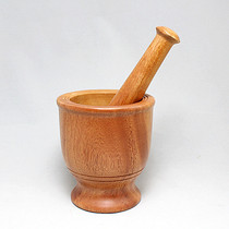 Solid Wood garlic Miller wood food grinder mash pot medicine cup garlic press mash Machine manual grinder powder grinder