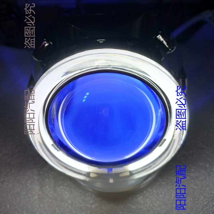 Áp dụng cho Yamaha JOG mới thông minh 3 inch ống kính thiên thần lắp ráp đèn pha - Đèn HID xe máy đèn xe máy