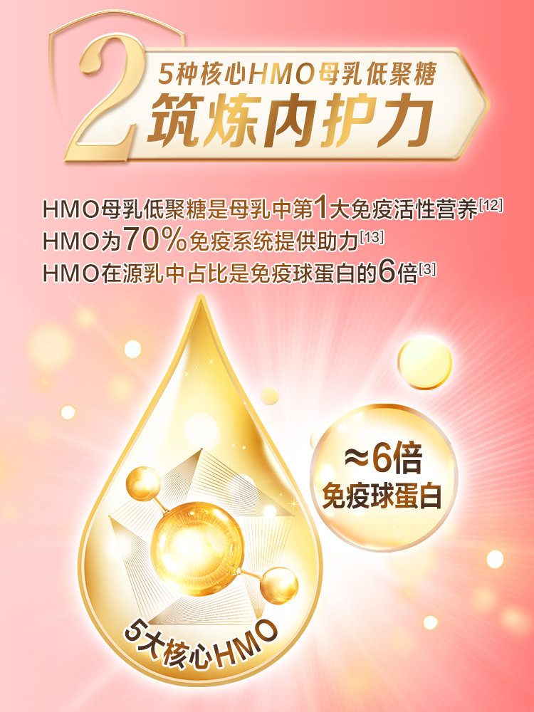 Beingmate Aijia Baby Stage 2 6-12 Months Lactoferrin Milk Powder Dha 800g*4 Cans Official Flagship Store