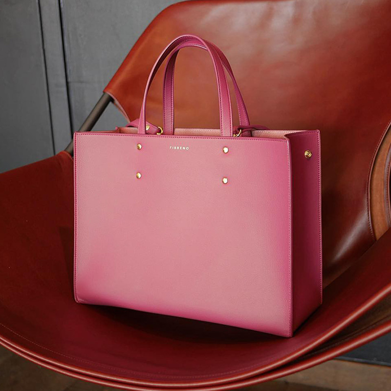 South Korean niche designer Fibreno tote bag female large-capacity student commuter handbag