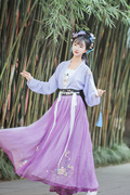 Ăn mặc Chín Palace Tiên gốc Han Quần áo nữ hai mảnh Tang kiểu váy thắt lưng nữ Chảy Non-Ancient Dress - hoa của Thiên Chúa Book