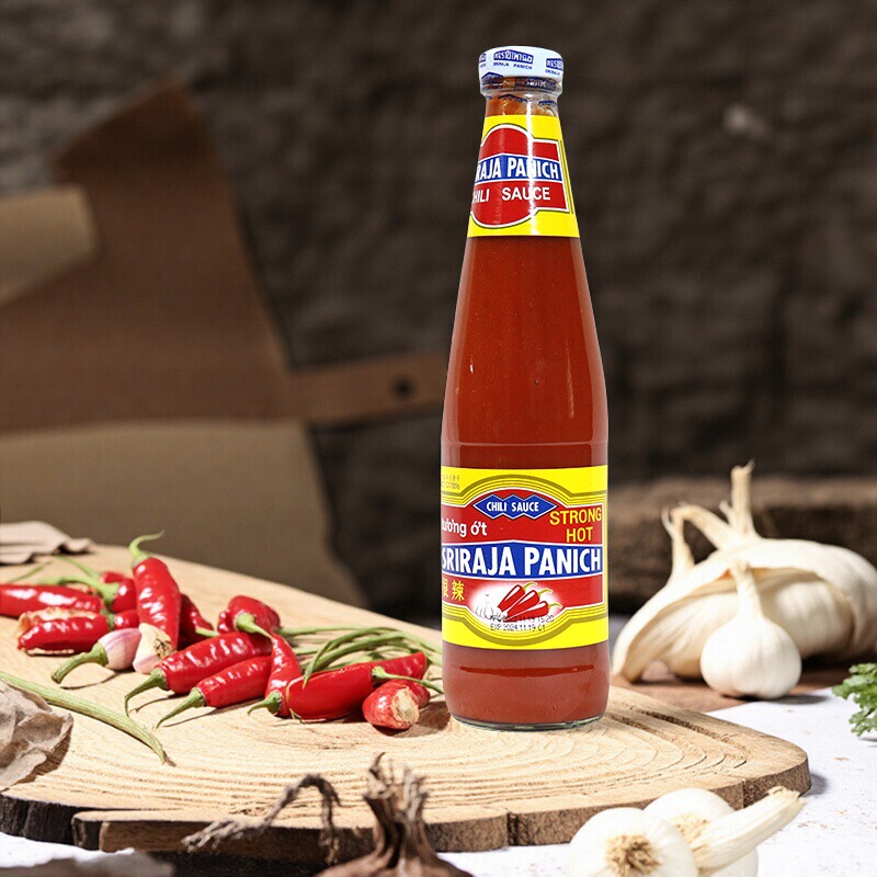 Free Shipping, Authentic Thai Imported Golden Mountain Sriracha Chili Sauce [Very Spicy] 570g*12 Bottles, Delicious and Unforgettable