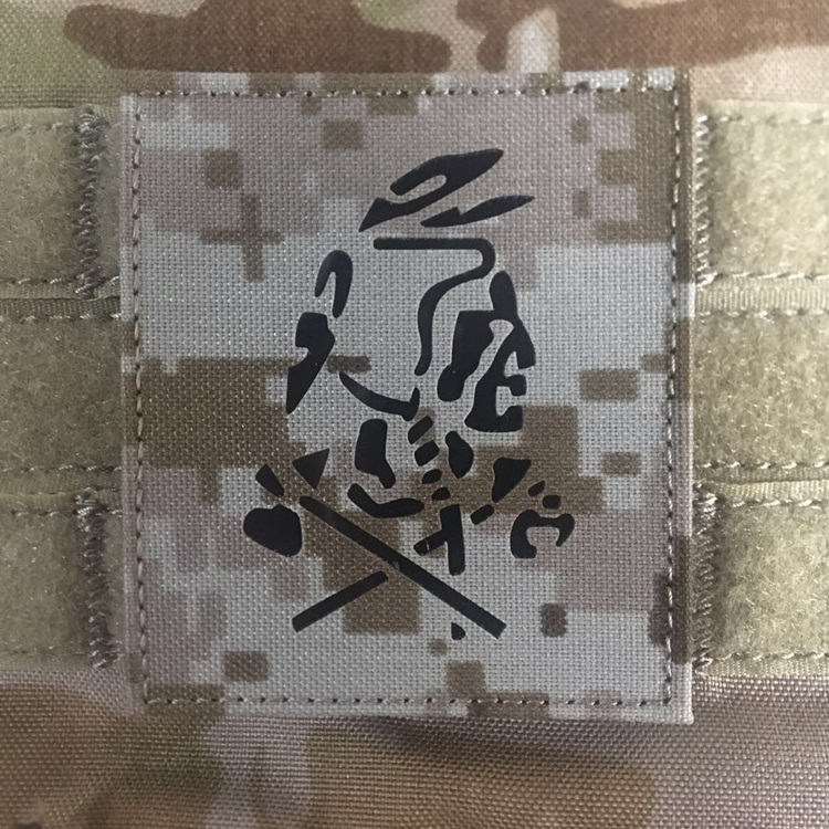 U.S. Navy SEAL Devgru Indian Avatar Morale Stamp Magic Sticker AOR1 500D Kaudura